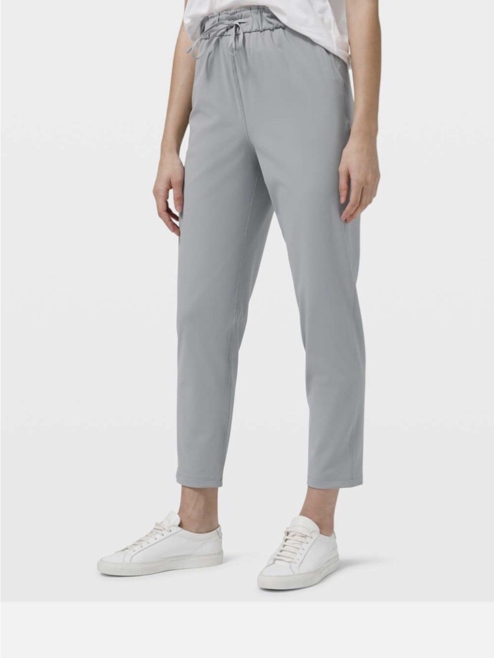 Lululemon Luxtreme Keep Moving High Rise Light Gray women’s straight leg Pants